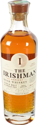 Набір віскі Irishman 0.7л харвест х2склянки