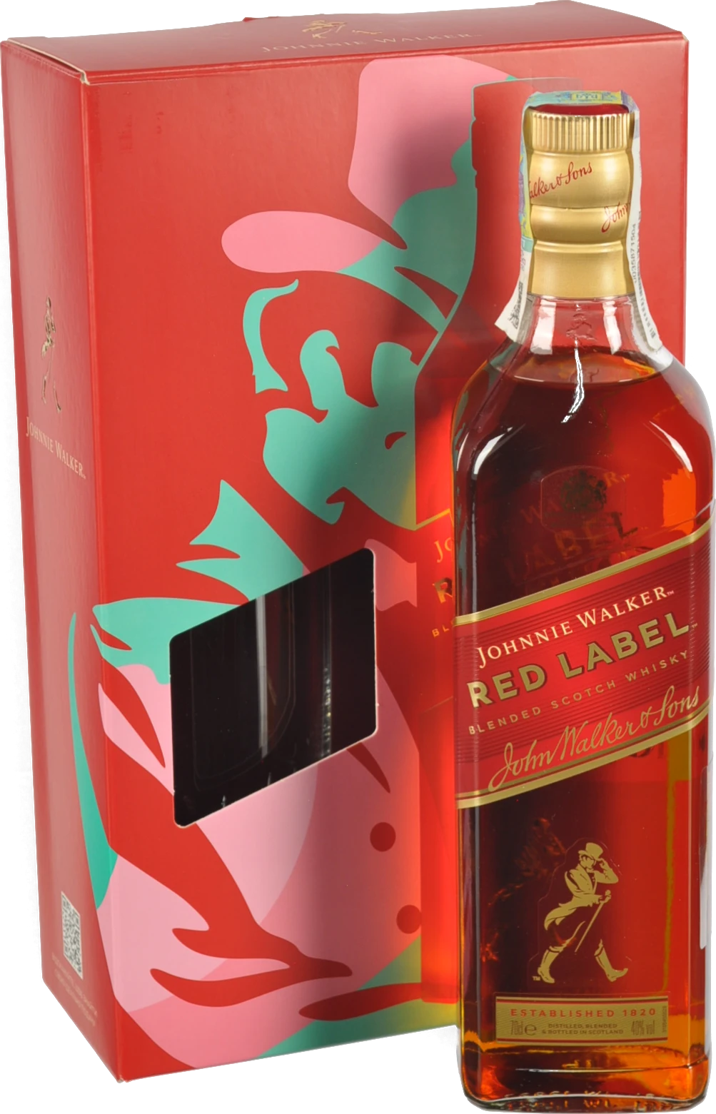 Набір Віскі J. Walker 0.7л Red Label подарунковий