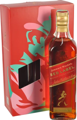 Набір Віскі J. Walker 0.7л Red Label подарунковий