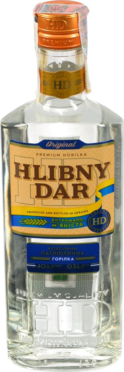 Горілка Хлібний Дар 0.5л Класична