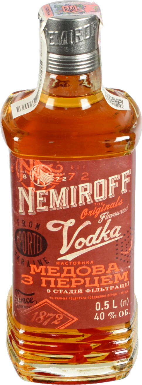 Настоянка Nemiroff 0.5л медова з перцем