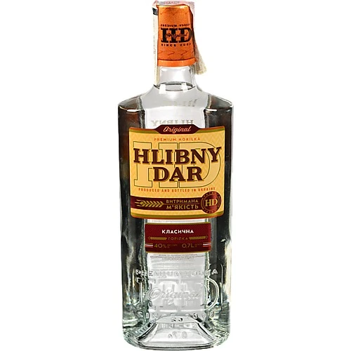 Горілка Хлібний Дар 0.7л Класична
