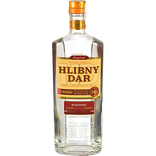 Горілка Хлібний Дар 1л Класична