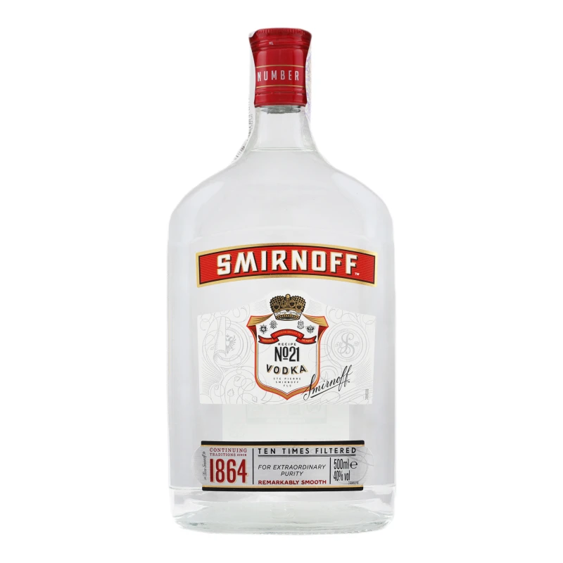 Горілка Smirnoff Red 0.5л 40%