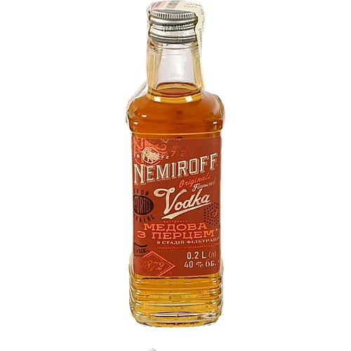 Настоянка Nemiroff 0.2л медова з перцем