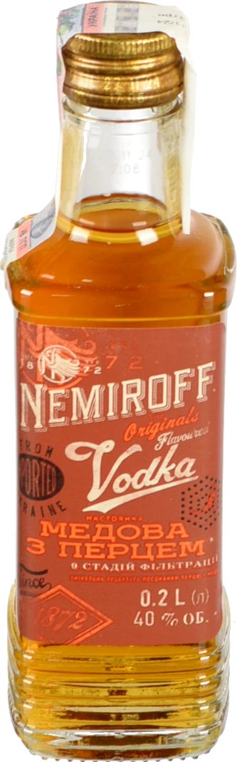 Настоянка Nemiroff 0.2л медова з перцем