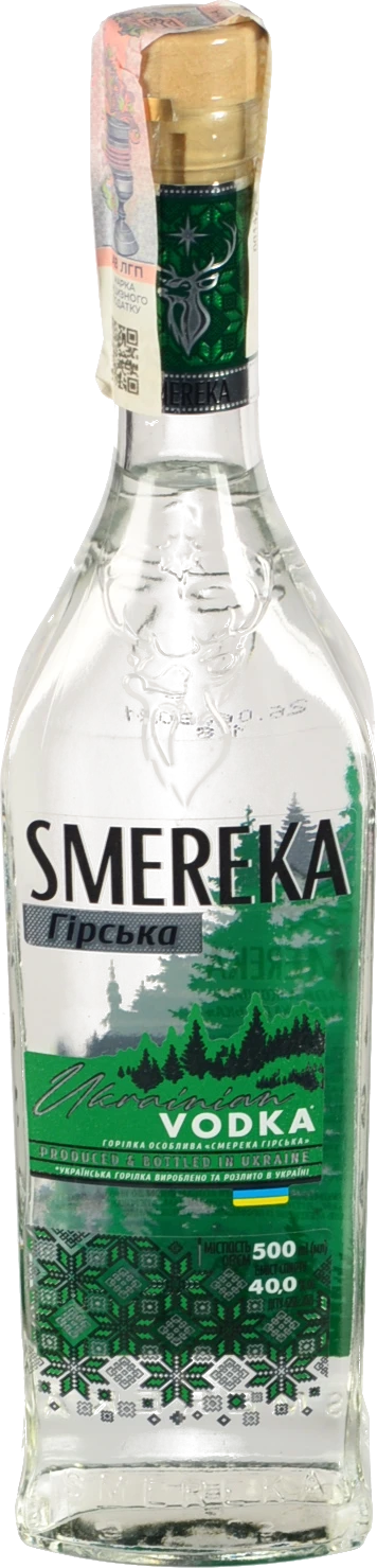 Горілка Smereka 0.5л особлива гірська