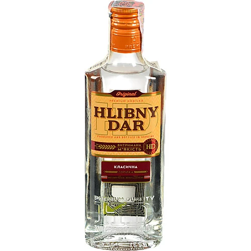 Горілка Хлібний Дар 0.25л Класична