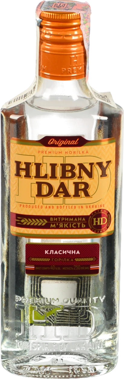 Горілка Хлібний Дар 0.25л Класична
