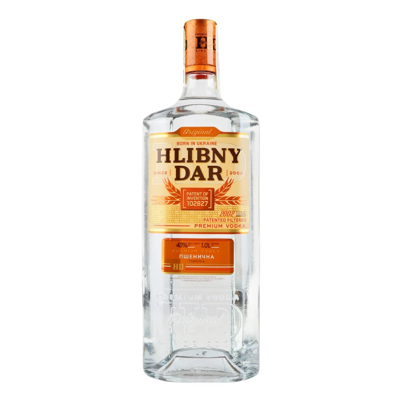 Горілка Хлібний Дар 1л пшенична