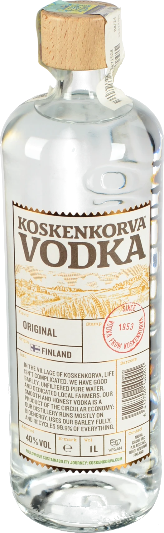 Горілка Koskenkorva Original 1л