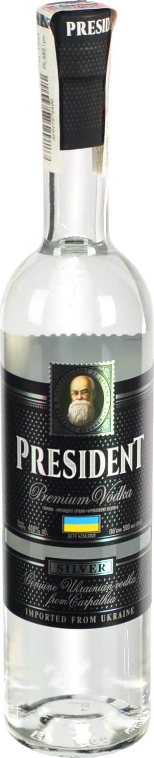 Горілка President Silver 500мл 40%