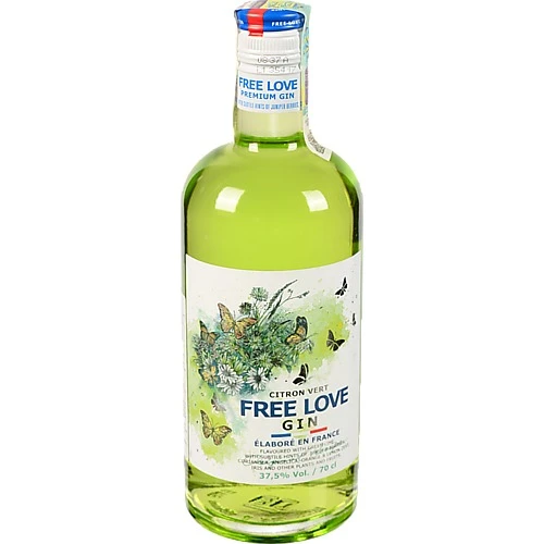 Джин Free Love 0.7л Citron Vert 37,5 %