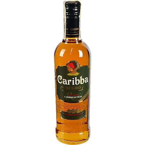 Ром Caribba Negro темний, 0,5 л, 37,5%