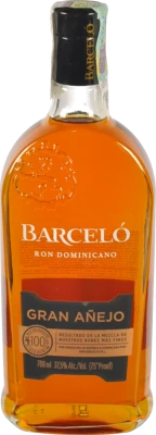 Подарунковий набір Ром Barcelo 0.7л 2склянки Gran Anejo 37.5%