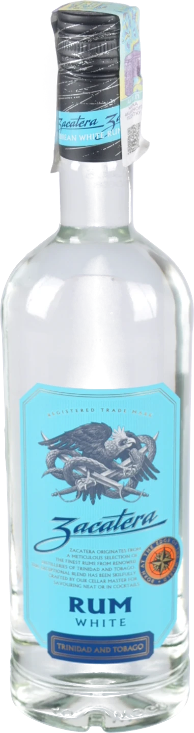 Ром Zacatera 0.7л 37% caribbean white