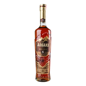 Коньяк 0.5л 40% 5 зірок Adjari тубус