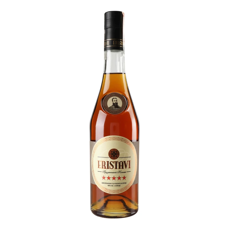 Коньяк 0.5л 40% 5 зірок Eristavi пл