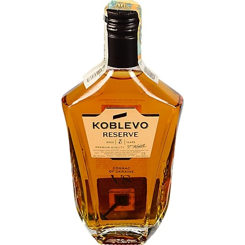 Коньяк Koblevo Reserve V.S. 3 зірки ординарний 40% 0.25л