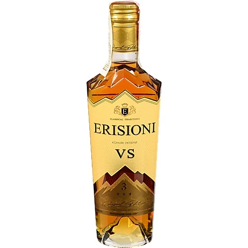 Коньяк Erisioni 0.25л 40% ординарний Три зірки VS