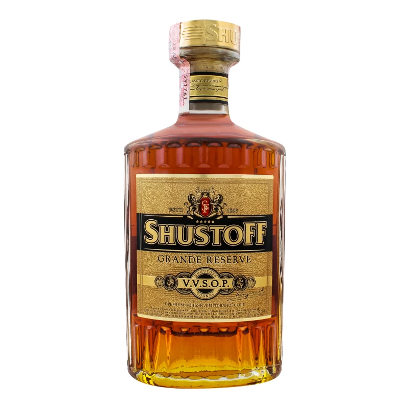 Коньяк Шустов 0.5л VSOP 5 зірок
