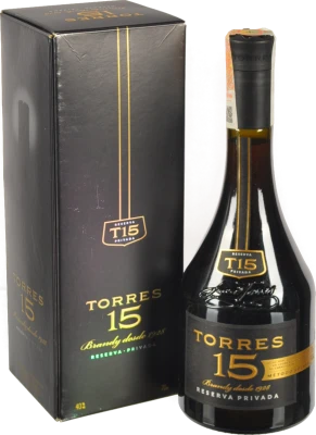 Бренді Torres 15 років Reserva Privada, 0,7 л, 40% в подарунковій упаковці
