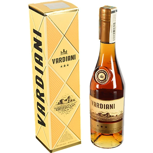 Коньяк Vardiani 0.5л 40% 3 зірки