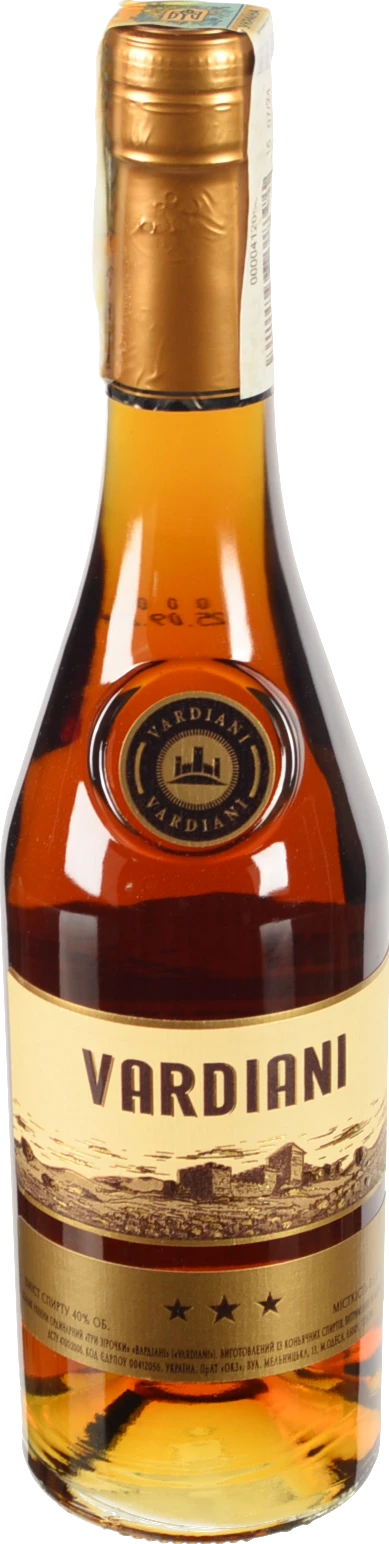 Коньяк Vardiani 0.5л 40% 3 зірки