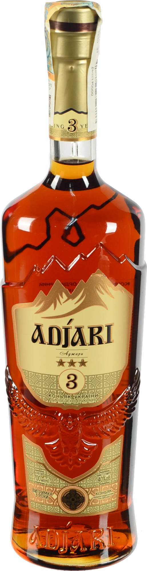 Коньяк Аджарі 0.7л 3 зірки