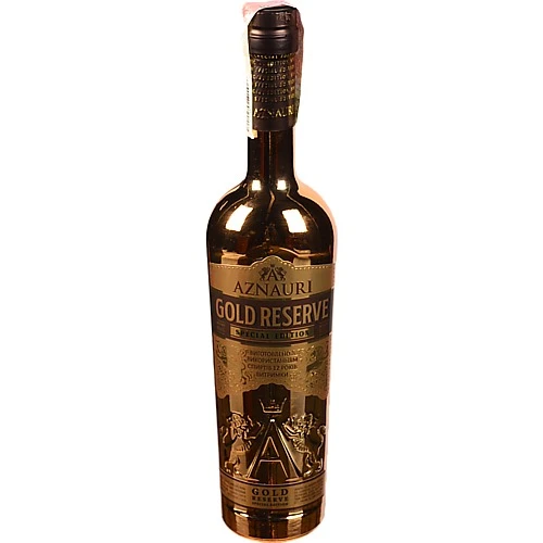 Коньяк Aznauri Gold Reserve 5 зірок 0.5л купити в Одесі за низькою