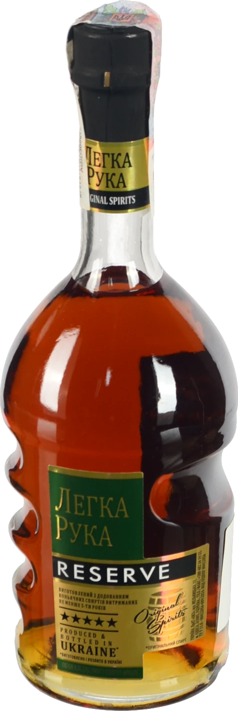 Напій спиртн Резерв Reserve з дод коньячн спиртів 5 р витр 0.5л12