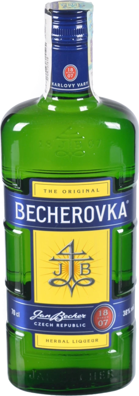 Настоянка 0.7л 38% лікерна на травах Original Becherovka пл