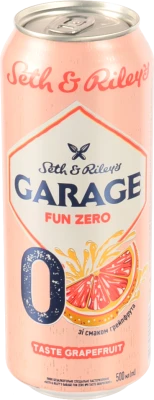 Пиво спеціальне 500мл безалкогольне пастеризоване Taste Grapefruit Fun Zero №0 Seth&Riley's Garage з/б