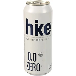 Пиво спеціальне 0.5л 0.5% безалкогольне світле пастеризоване Zero Hike з/б