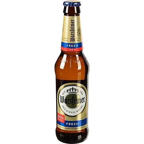 Пиво Warsteiner Premium Fresh 0.33л безалкогольне