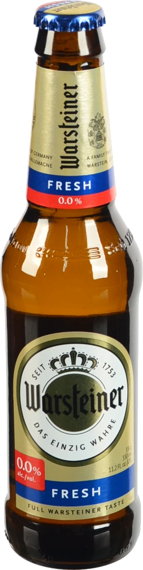 Пиво Warsteiner Premium Fresh 0.33л безалкогольне