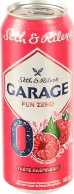 Пиво безалкогольне Seth&Riley's Garage Fun Zero №0 Taste Raspberry 500мл
