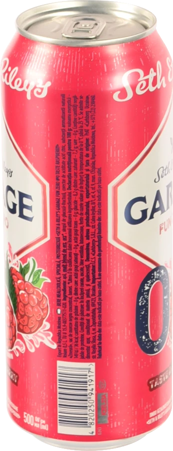 Пиво безалкогольне Seth&Riley's Garage Fun Zero №0 Taste Raspberry 500мл