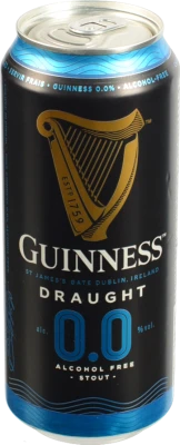 Пиво безалкогольне Guinness Draught 0.0 темне пастеризоване, 0,44 л