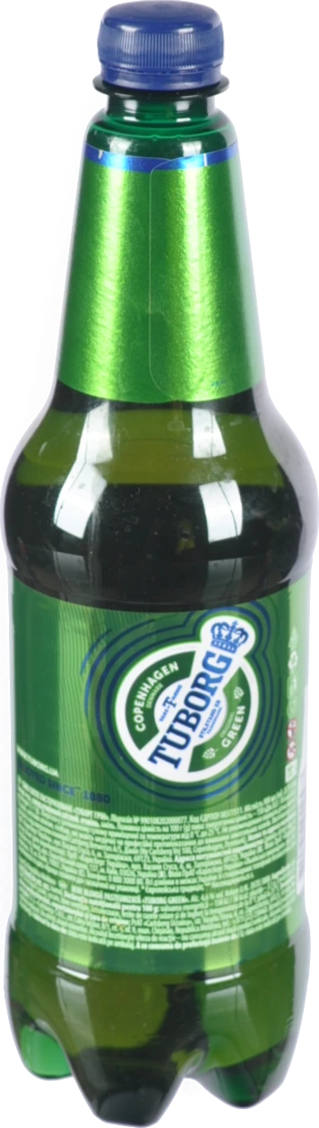 Пиво Tuborg Green 900мл світле пастеризоване