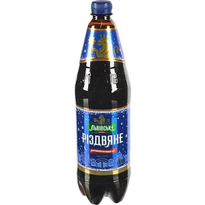 Пиво Львівське Різдвяне 1.12л 4.2% Темне Пастеризоване