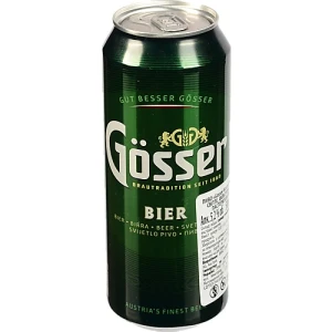Пиво Gosser 0.5л 5.2% світле фільтроване пастеризоване