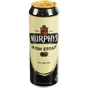 Пиво темне пастеризоване «Murphy's Irish Stout», 4,0%, 0,5 л, б.м.