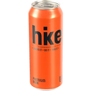 Пиво 0.5л 4.8% світле пастеризоване Premium Hike з/б