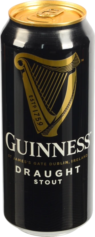 Пиво темне пастеризоване «Guinness Draught», 4,2%, 0,44 л, б.м.
