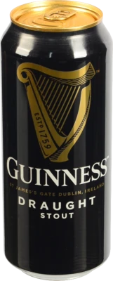 Пиво темне пастеризоване «Guinness Draught», 4,2%, 0,44 л, б.м.
