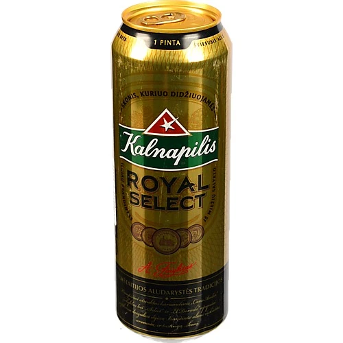 Пиво Kalnapilis Royal Select 0.568 л банка