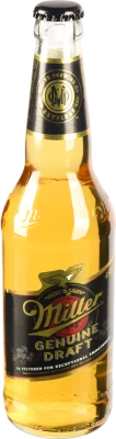 Пиво світле фільтроване, непастеризоване «Miller Genuine Draft», 4,7%, 0,45 л, скляна пляшка