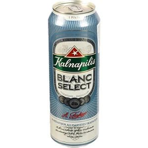 Пиво Kalnapilis 0.568л blanc select