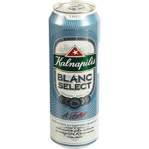 Пиво Kalnapilis 0.568л blanc select
